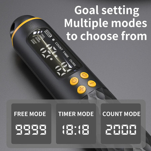 New Rechargeable USB Electronic Technology Jump Rope Wire Rope Adjusta ...